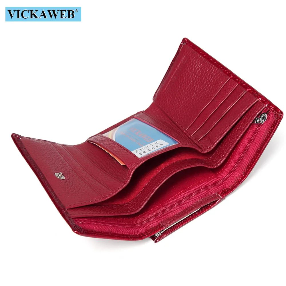 VICKAWEB Мини женские кошельки Аллигатор Hasp Дамские кошельки кошелек женский модный короткий кошелек из натуральной кожи женский маленький кошелек