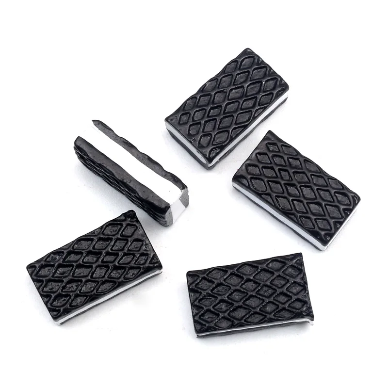 LF 30-10 шт смешанные резиновые круглые украшения для торта кабошон Kawaii DIY украшения для скрапбукинга аксессуары - Цвет: 17x9mm-20pcs