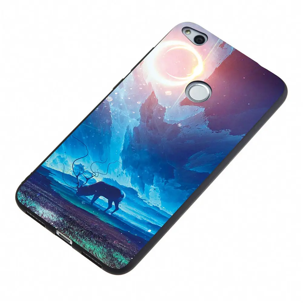 Противоударный чехол s для huawei GR5 Honor Note 10 8 6A 6X 6C Pro 7A 7C 7X8 Lite Кот рыба мрамор Звезды
