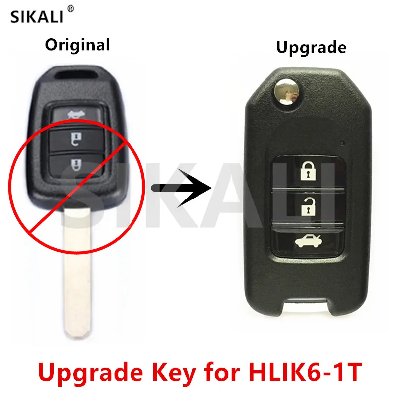 Пульт дистанционного управления SIKALI 3BT обновленный 433 МГц для Honda Fit Civic Accord