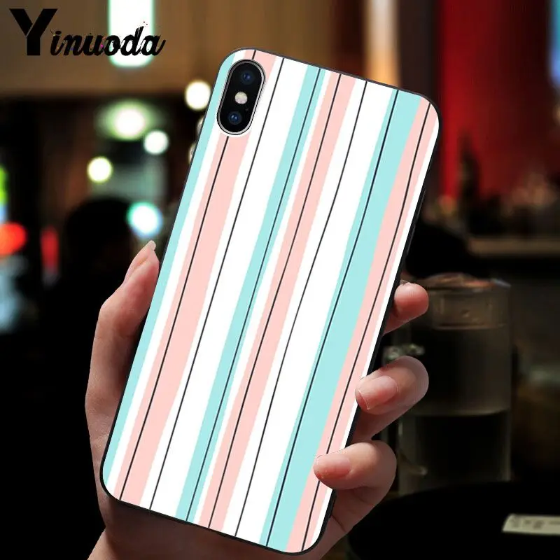 11pro MAX Простой Полосатый Мягкий силиконовый чехол для телефона из ТПУ iPhone 6S 6plus 7plus