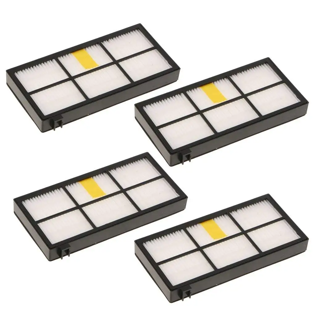 Top Sale 12Pcs High Quility HEPA Brush Filter Replacement For iRobot Roomba 800 900 Series 870 880 980 Vacuum Cleaner Part | Бытовая
