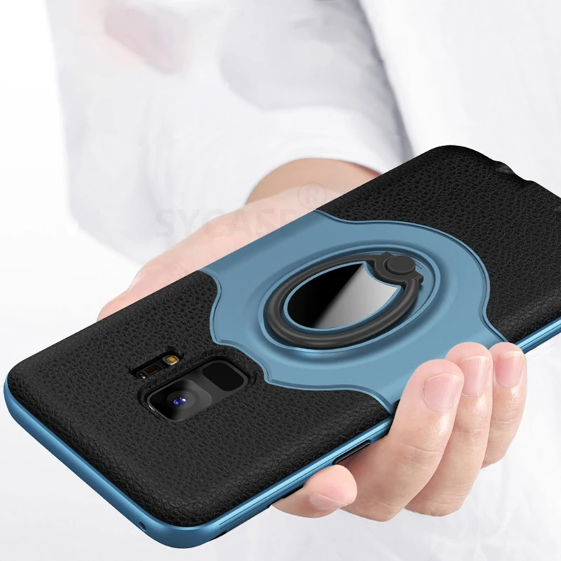 SYCASE для iPhone X 6 S Plus чехол противоударное кольцо кронштейн держатель