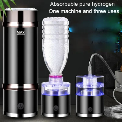 SPE/PEM водород богатый генератор бутылка с ионизатором воды из нержавеющей стали щелочной тепловой чашки озона остаточного хлора выхлопа