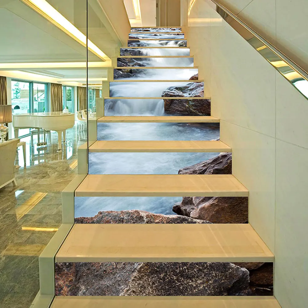 13 шт. водостойкие Стикеры для лестницы|Наклейки на стену| |