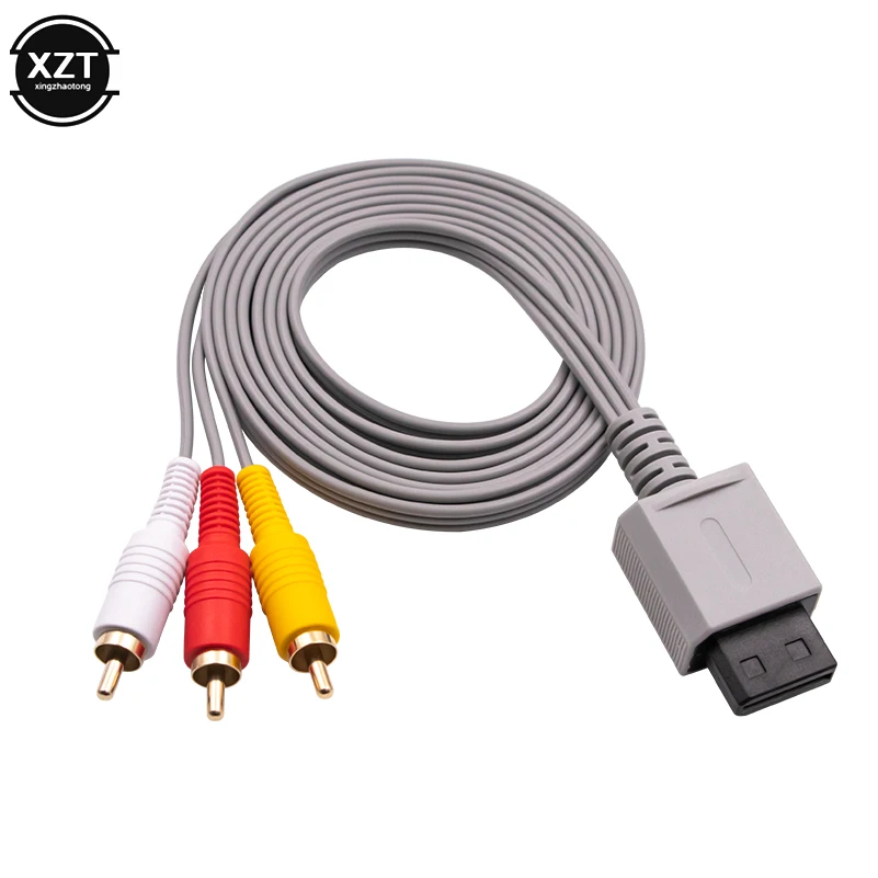 1 8 м 480p компонентный кабель Аудио Видео AV композитный 3 RCA видеовыход для консоли