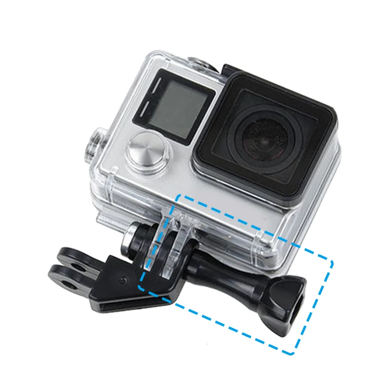2 шт. длинный Болт Винты для крепления штатива с гайкой Gopro Hero 7 6 5 4Xiaomi Yi SJcam SJ4000 SJ5000