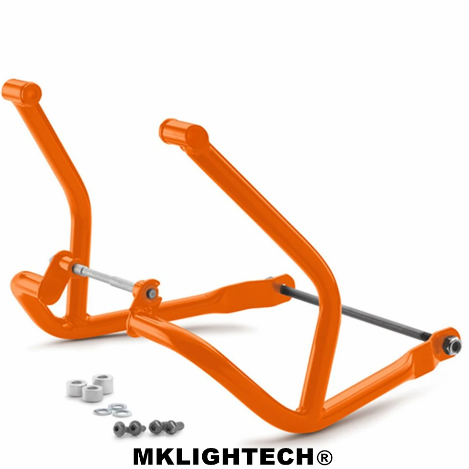 Mklighttech для KTM DUKE 390 KTM390 Duke390 2013 2016 защита двигателя от падения|Накладки и