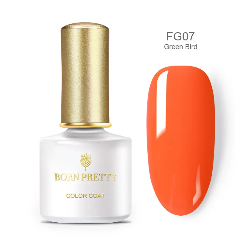 BP-FG07 BORN PRETTY 6 мл неоновый Гель-лак для ногтей Летняя серия длительный замачиваемый УФ-гель лак светится в темноте флуоресцентный гель - Цвет: BP-FG07