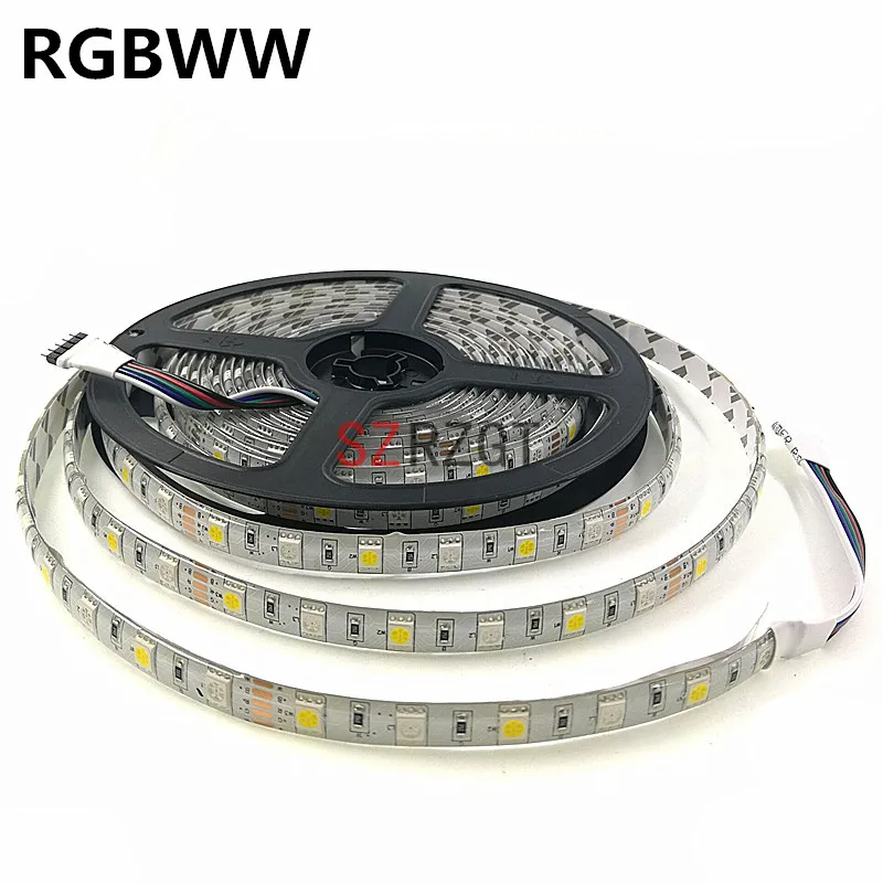 СВЕТОДИОДНАЯ лента SMD 5050 RGB водонепроницаемая светодиодная 5 м светодиодов 12 В