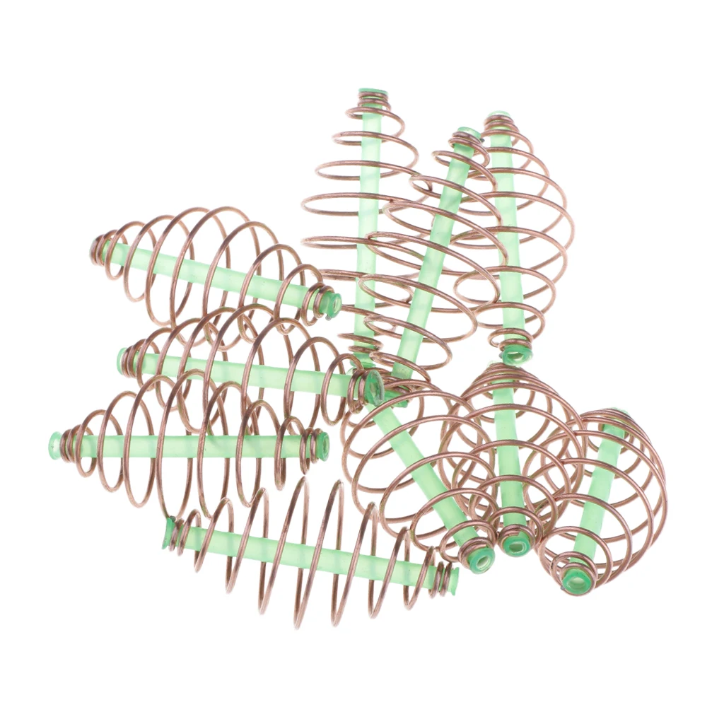 Рыболовные кормушки 10 шт. рыболовные катушка для приманки встроенный способ