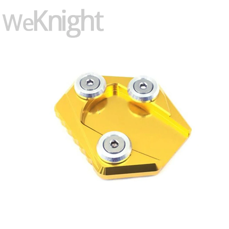 Motorcycle parts CNC Aluminum Side Stand Enlarge Kickstand Extension Plate Pad for Honda GROM MSX125 MSX 125 2014-2015 | Автомобили и