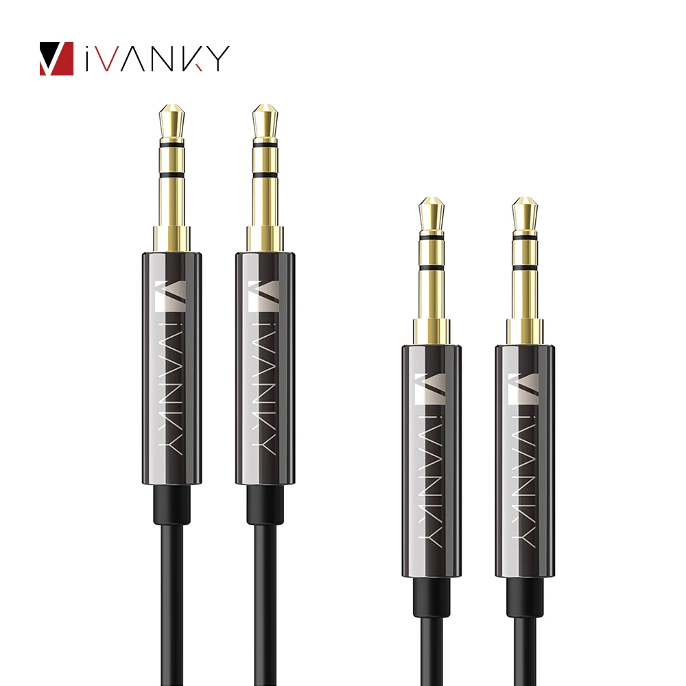 [Пожизненная гарантия] iVANKY 3 5 мм аудиокабель стерео Hi Fi звук на обоих концах для