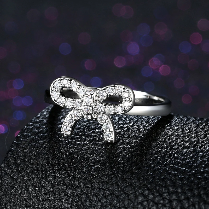 Bow Designer 925 Sterling Silver Ring For Lady | Украшения и аксессуары