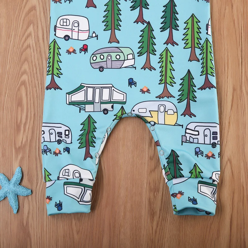 Детский комбинезон на пуговицах без рукавов с круглым вырезом|cartoon romper|newborn