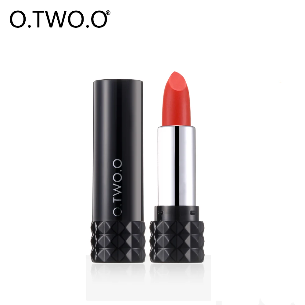 O.TWO.O Matte Lipstick 12 Colors lips makeup Long Lasting Velvet Silky Sexy Moisturizer Cosmetics |