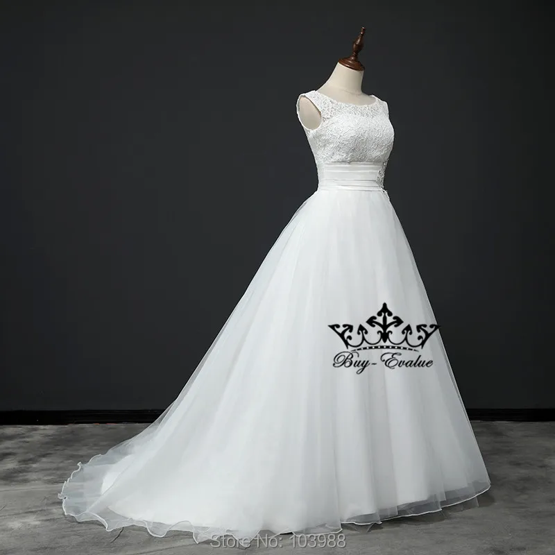 hot sale 2016 Stock Corset Wedding Dresses Ivory White Robe de Mariee Organza Beaded Plus Size Cheap Bridal Gown 023 | Свадьбы и
