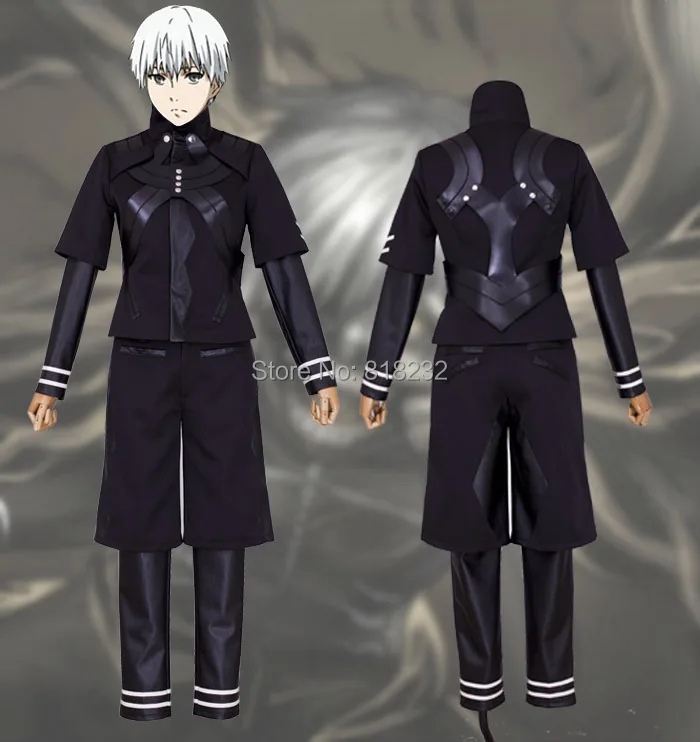 Tokyo Ghouls Kaneki Ken II Fight Униформа пальто куртка наряд аниме костюмы для косплея|anime cosplay
