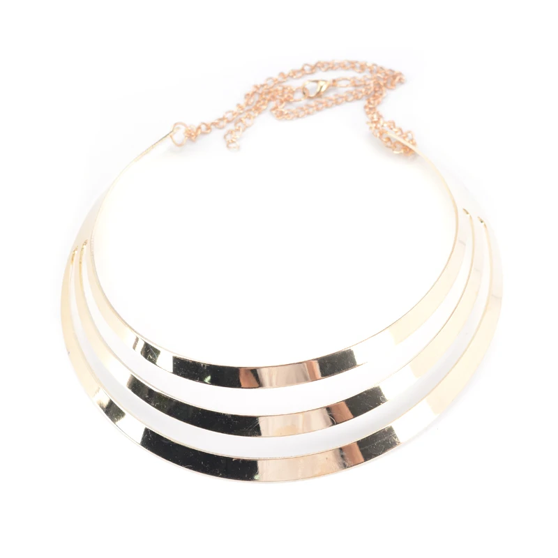Ojshang 2017 New Fashion AB Crystal Choker Necklace For Women Round bib Collar Gold Necklaces Maxi Jewelry Accessories | Украшения и