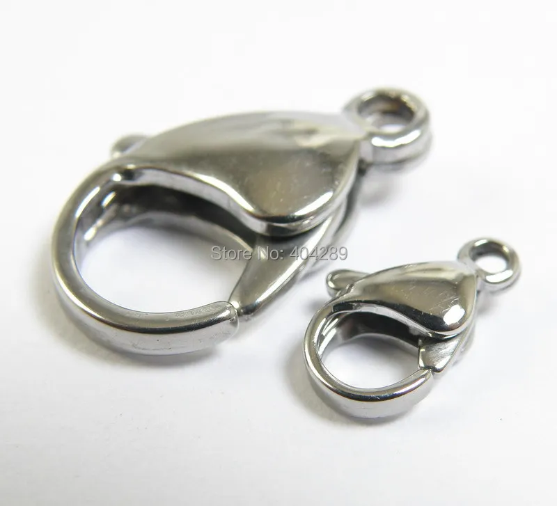 Застежка-карабин из нержавеющей стали 316L крючок сделай сам для модных ювелирных