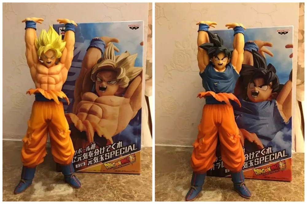 Новейшая аниме Dragon Ball Son Goku Genki Dama Spirit Bomb экшн фигурка Brinquedos DragonBall Коллекционная