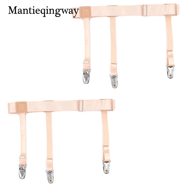 Mantieqingway деловая рубашка держатель для мужских ног ремень подтяжек ремни