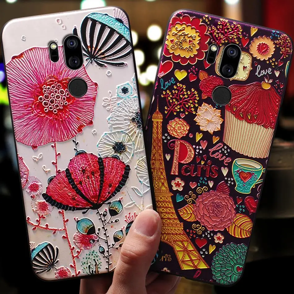 Чехол, чехол, чехол для LG G5 G6 G7 ThinQ силиконовый милый 3D роскошный мягкий 360 чехол для телефона