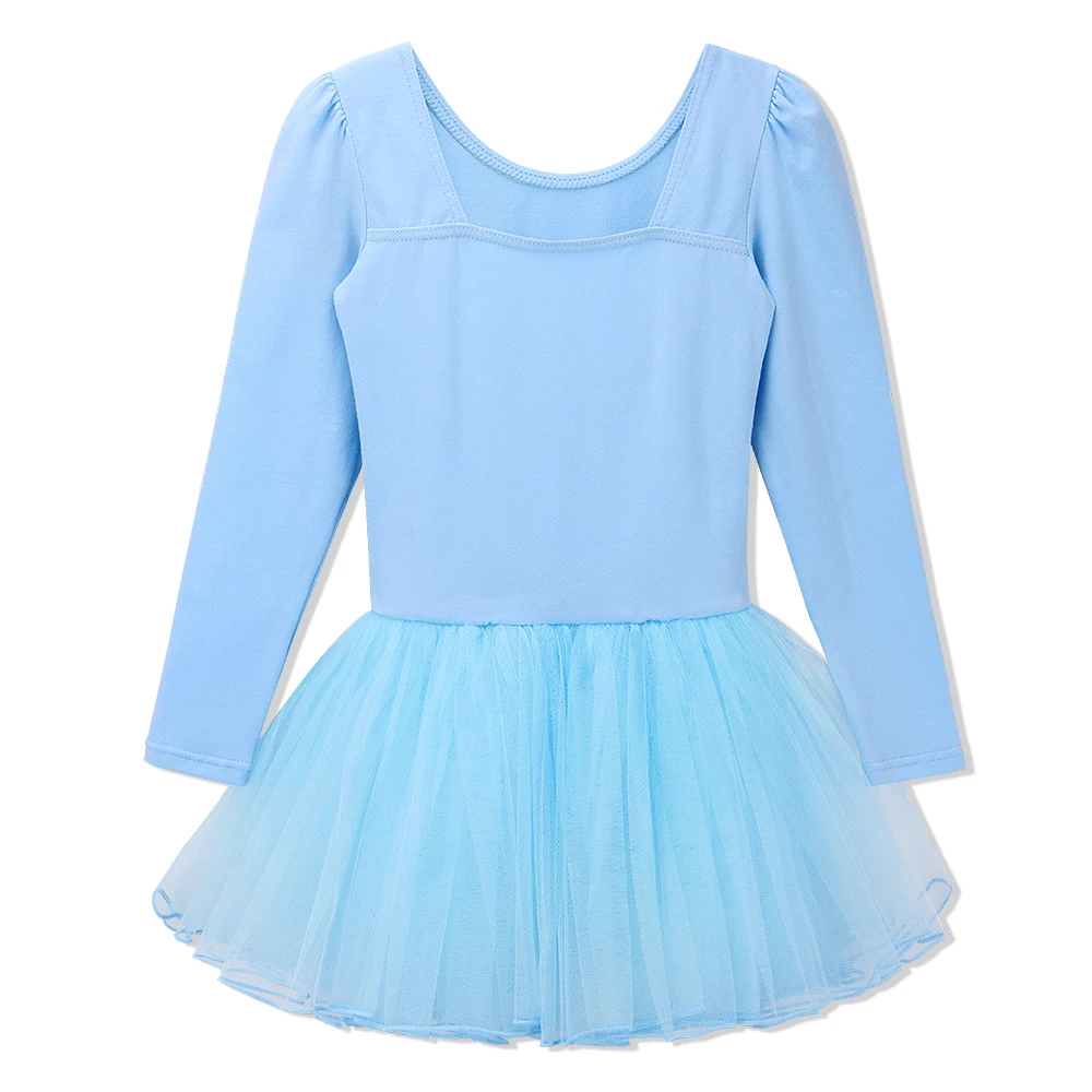 BAOHULU/платье с длинными рукавами и рисунком для девочек Костюм Балерины детская