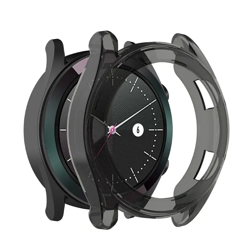Тонкий защитный чехол из ТПУ с защитой от царапин для huawei Watch GT 42 мм чехол рамка оболочка Смарт-часы аксессуары