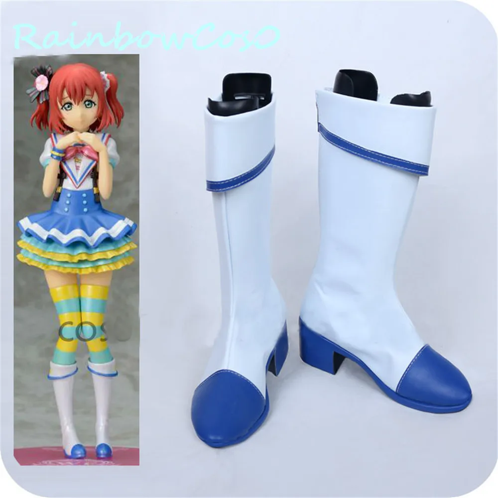 Обувь для косплея rainbowco0 Love Live lovelive sunshine Jumping Heart Ruby Kurosawa ботинки реквизит аниме