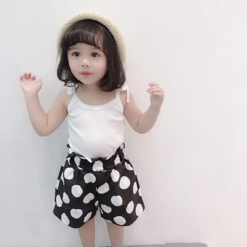 Короткие штаны в горошек для девочек детские шорты малышей детская одежда JW7125