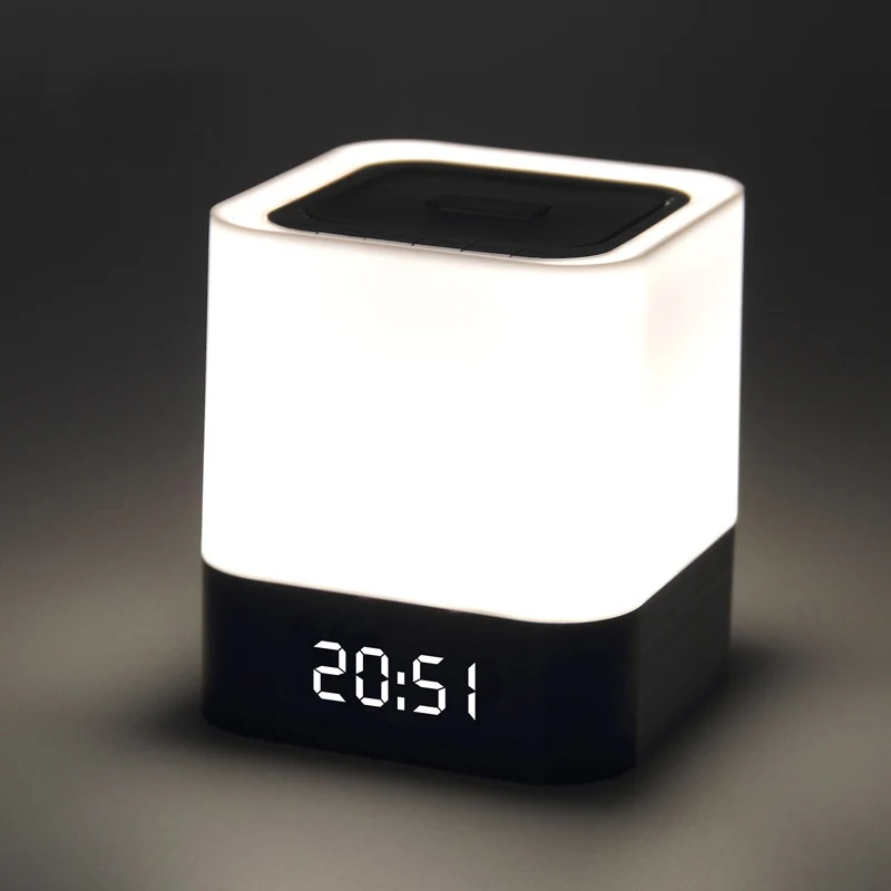 Светодиодный сенсорный ночник Bluetooth динамик Мини Портативный беспроводной