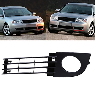 1 Pcs Left POSSBAY автомобиля противотуманная фара для Audi A6(C5) седан/Avant 2002 2003 2004 2005 подтяжки лица черная Нижняя передняя бампер решетки - Цвет: 1 Pcs Left