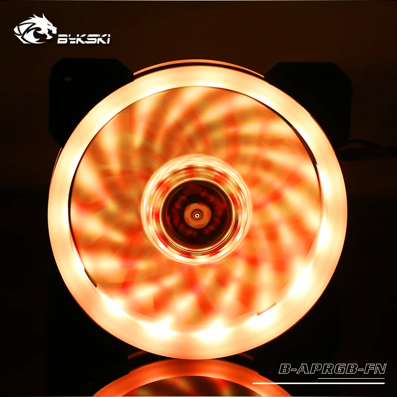 Bykski 12 см RGB Вентилятор охлаждения. 12V 4Pin. P/N: B-APRGB-FN | Компьютеры и офис