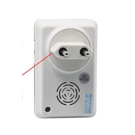 EU Plug Вставной беспроводной дверной звонок Водонепроницаемый EU/US/AU/UK с 2 наружными кнопочными передатчиками+ 2 крытых приемника - Цвет: EU Plug