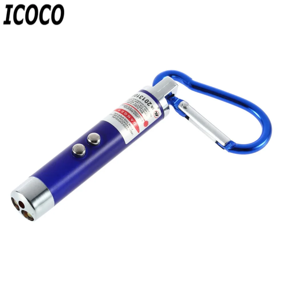 ICOCO Portable MIni 5mw LED Laser Pen Pointer Emergency High Power Flashligh Torch With KeyChain Wholesale | Лампы и освещение
