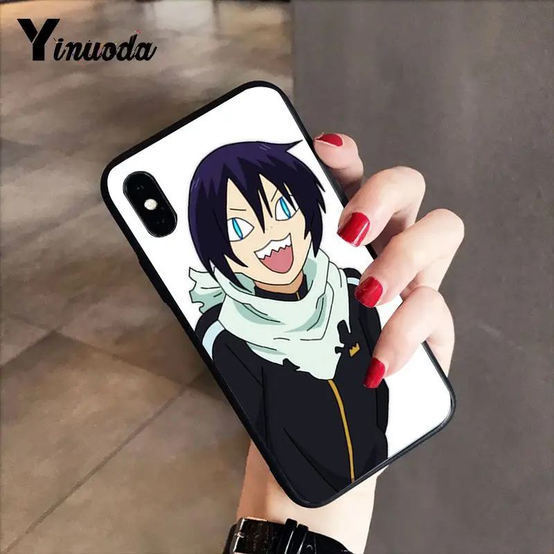 A10 Yinuoda Noragami yato Аниме новое поступление черный чехол для телефона для iPhone 8 7 6 6S 6Plus X XS MAX 5 5S SE XR 10 Чехол - Цвет: A10