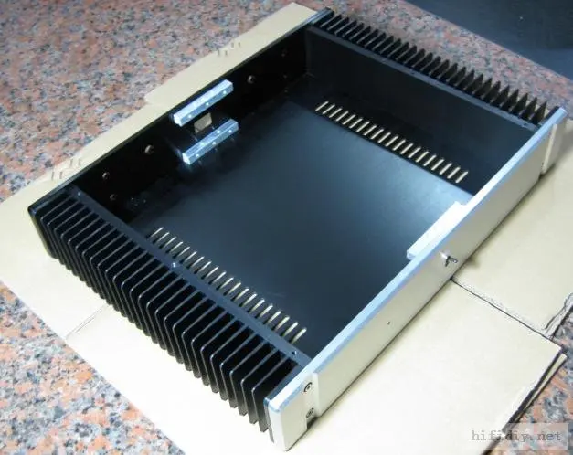 Корпус усилителя DIY 430*70*315 мм полностью алюминиевый корпус усилителя/корпус