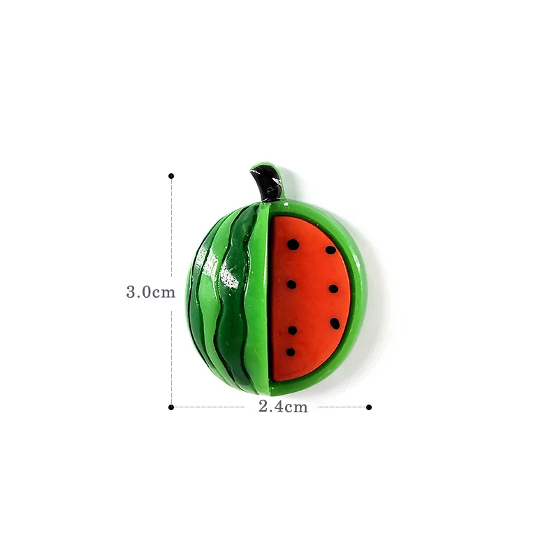 Watermelon Фрукты мангостин Carambola холодильник магнитная доска для записей стикеры смолы холодильник магниты ребенок дома DIY украшения Аксессуары - Цвет: Watermelon
