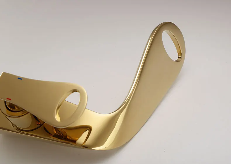 Кран для раковины из латуни, кран для ванной комнаты с одной ручкой, смеситель для ванны, золотой кран для раковины, кран для воды, хром, Новые поступления