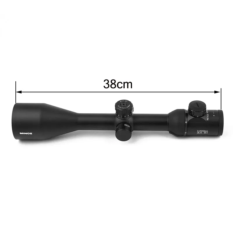 Охотничий прицел MINOX ZA 5i HD 5-25x56 SFIR с гравировкой из красного стекла боковым