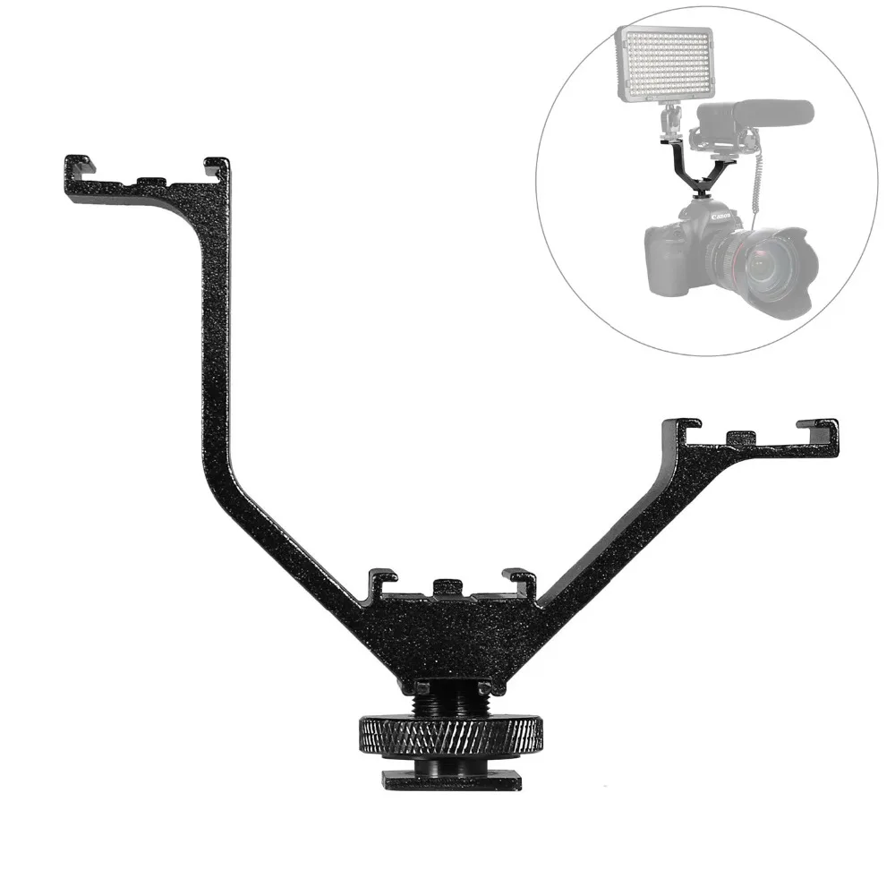 EASY HOOD EVB 105 Camera DSLR тройное крепление Горячий башмак V образный кронштейн для