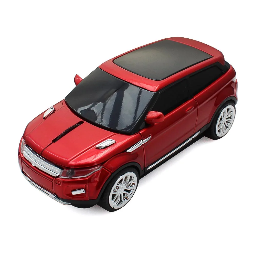 CHYI Беспроводная оптическая Автомобильная мышь Sem Fio Классная модель автомобиля SUV компьютерные мини мыши USB 1600 dpi Мини 3D игровая мышь для ПК ноутбука - Цвет: Красный