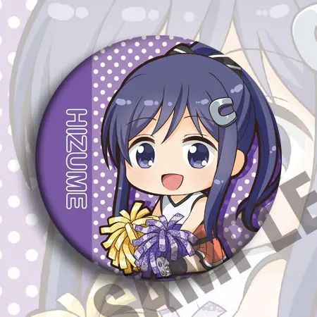 Брошь с акриловыми бусинами 58 мм аниме Hatoya Kohane Arima Hizume Sawatari Uki Tatejima