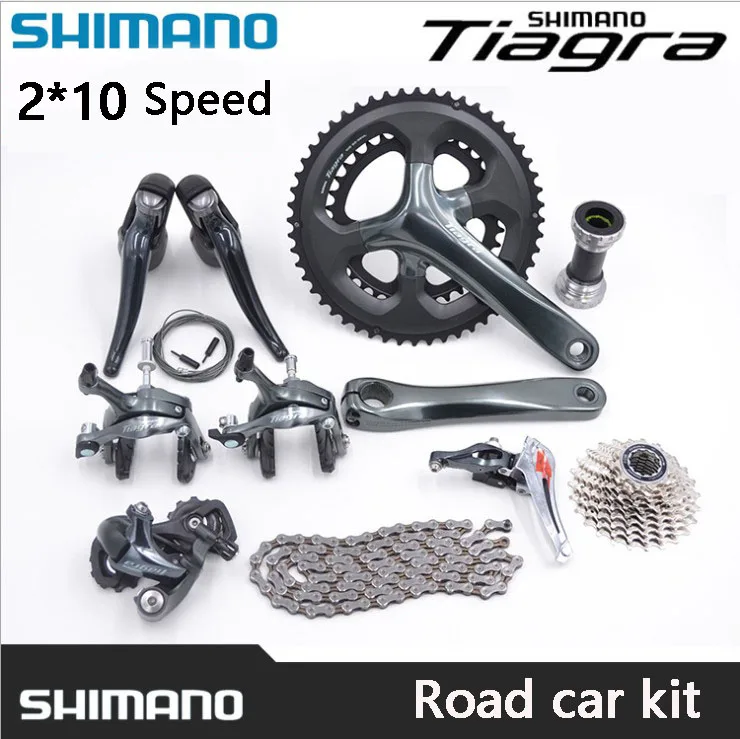 Запчасти SHIMANO TIAGRA 4700 2x10 скоростной дорожный автомобильный комплект