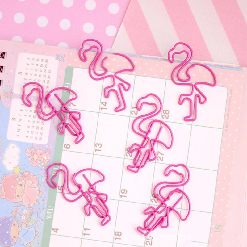 Милая розовая креативная Закладка в виде фламинго 3 шт./лот милые книжные маркеры