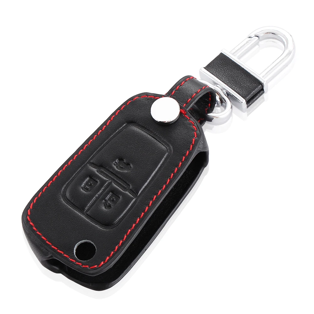 Чехол для ключей из натуральной кожи Chevrolet Cruze Aveo TRAX Opel Astra Corsa Antara Meriva Zafira ASTRA J Mokka