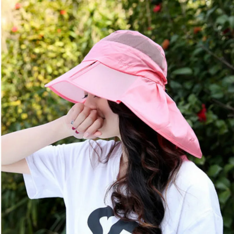 Которая в душе Женская дышащая простая сетчатая летняя шляпа от солнца