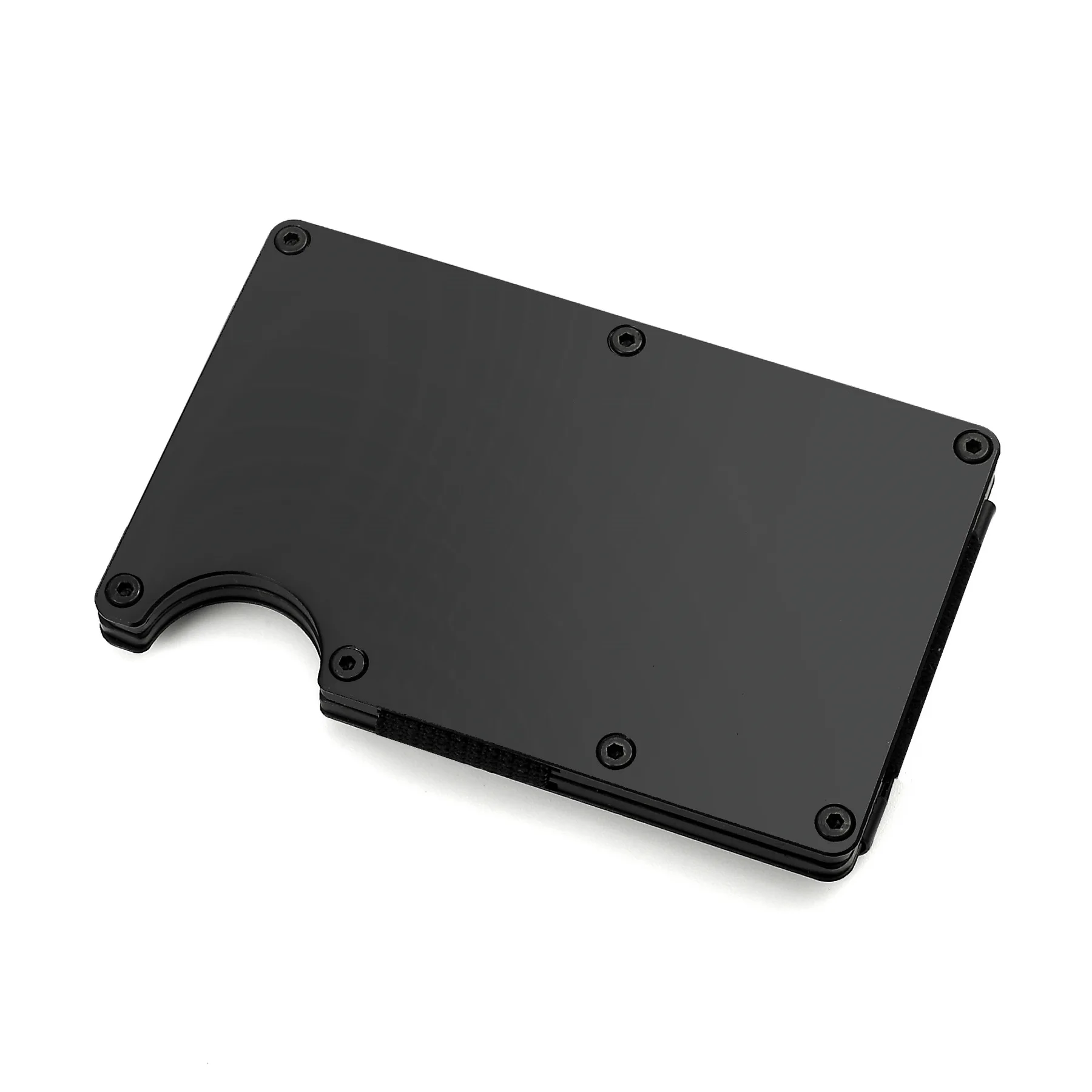 Металлический кошелек RFID антимагнитной карты пакет зажим для денег Органайзер