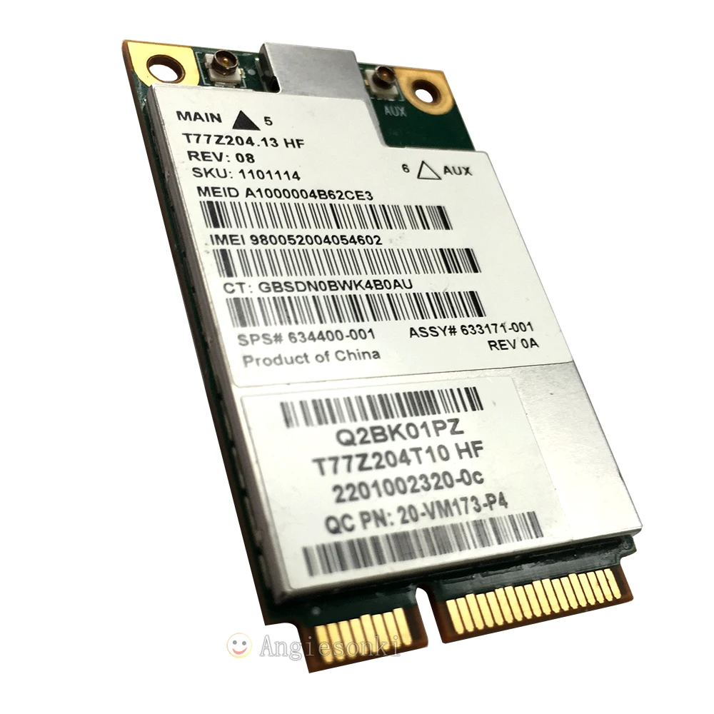 Беспроводная 3g карта UN2430 Gobi3000 MC8355 широкополосная 702080 001 634400 WWAN для HP 5330m 6560b 4430s 8560p